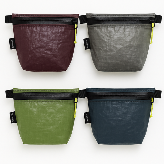 Ultralight Dyneema® Flat Bottomed Zippered Pouches