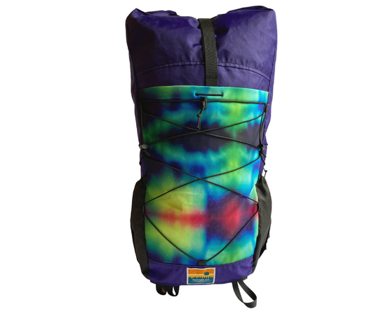 Ready To Ship - Free Range Backpack S/M Torso - Deep Purple & Northern Lights