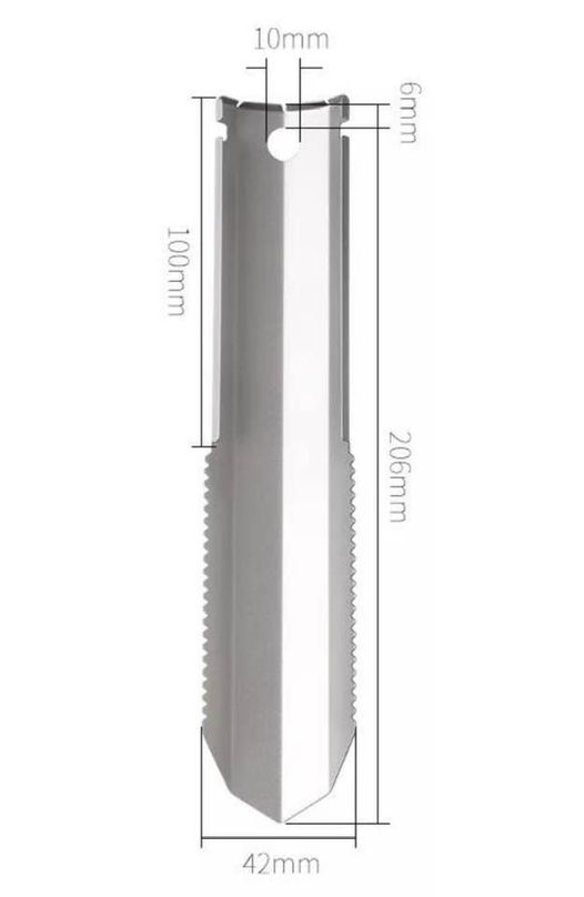 Titanium Saber Tooth Trowel