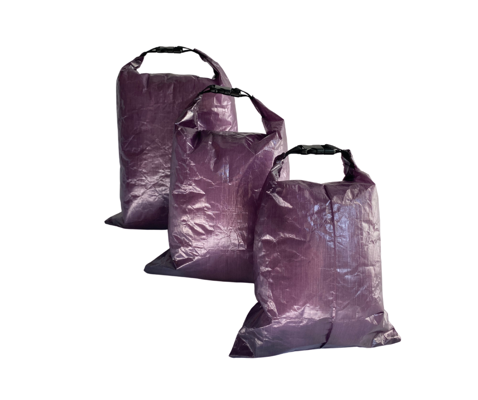 Terrain UL Ultralight DCF Roll Top Bags - Dyneema Composite Dry Bags For Backpacking